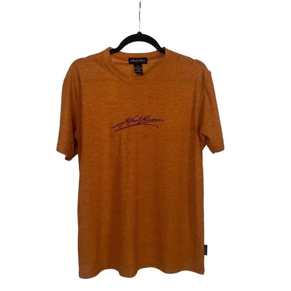 Karl Kani Vintage Short Sleeve T-Shirt Orange Men's Size Medium Excellent EUC - Picture 1 of 3